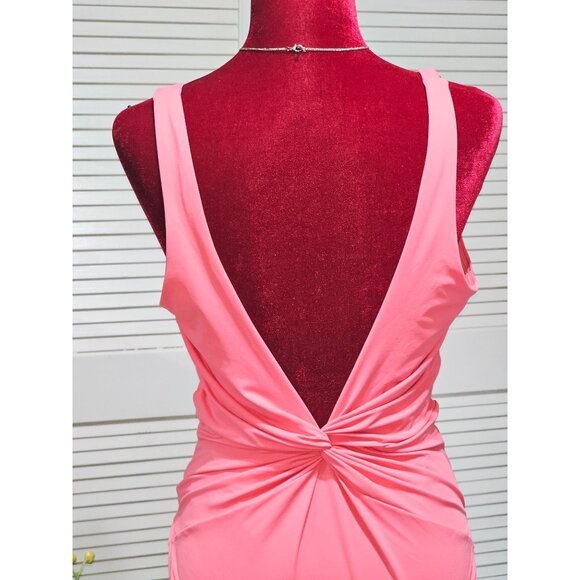 NWOT Athleta Women's Coral Pink Hampton One-Piece Swimsuit Size L 202 - Picture 7 of 13